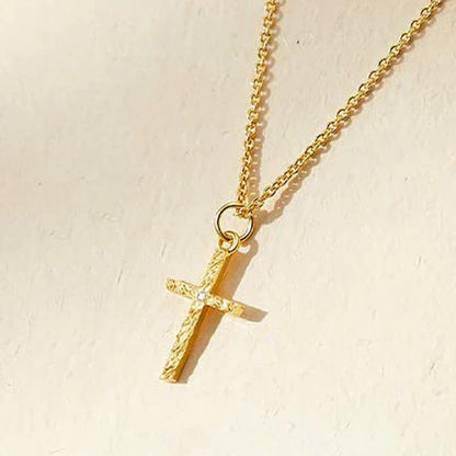 Cross Initial Halsketten-Set | Gold