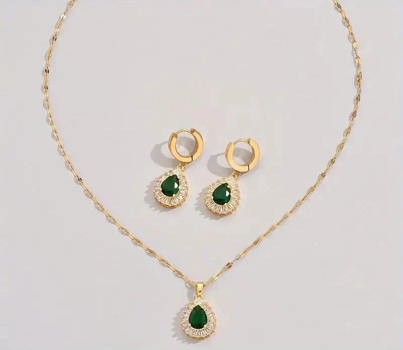Rheya Lysandelle Schmuckset | Gold