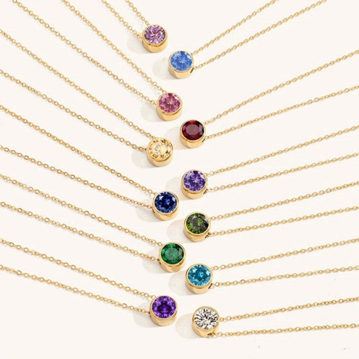 Amelia Birthstone Halskette