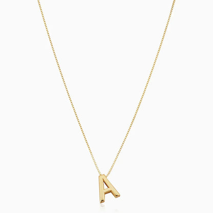 Love letter initial halskette | Gold
