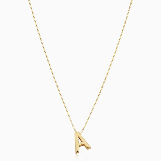 Love letter initial halskette | Gold