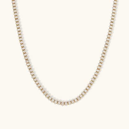 Wisteria Diamant Tennis Halskette