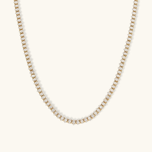 Wisteria Diamant Tennis Halskette