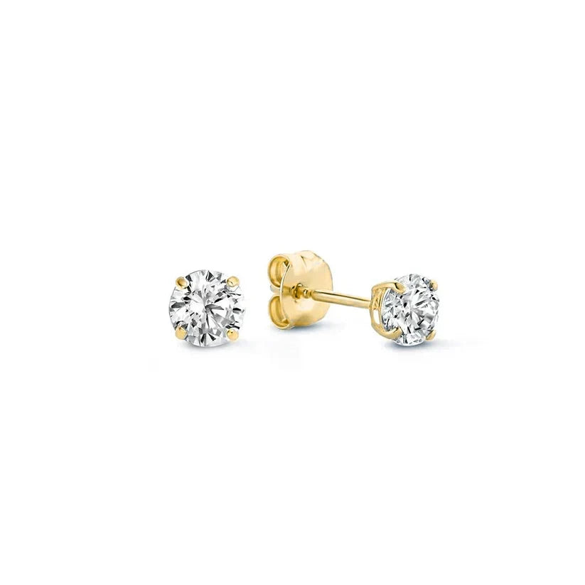 Larmes de Lune Stein Ohrstecker | Gold