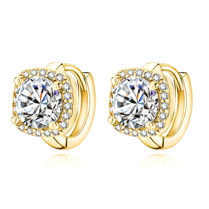 Nadine square ohrringe | Gold